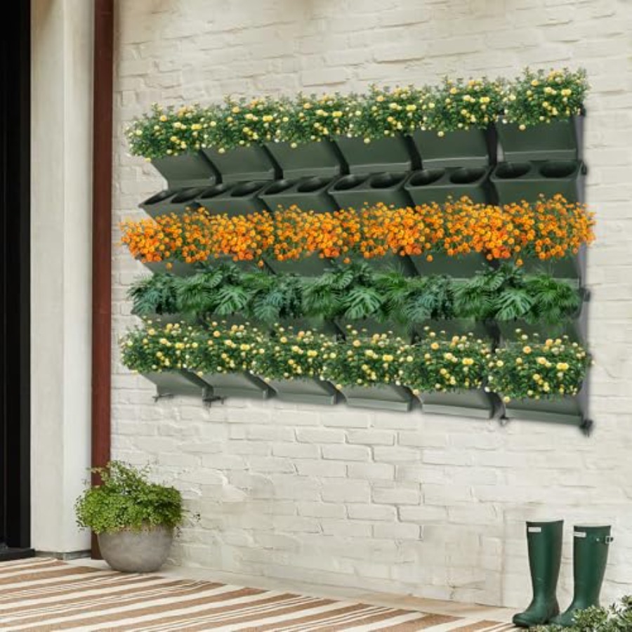Vertical Wall Planter For Balc - Self Watering Planter review and price
