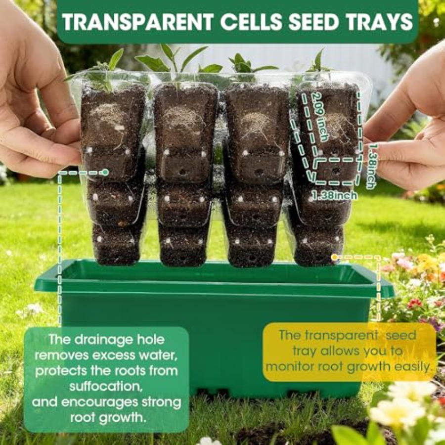 5 Packs Seed Starter Tray with - Seed Starter Tray review and price