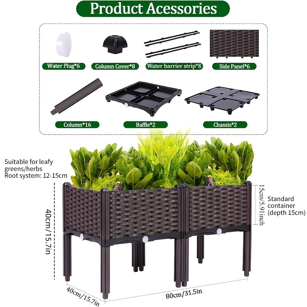 Garden Raised Bed, Elevated Fl - Self Watering Planter review and price