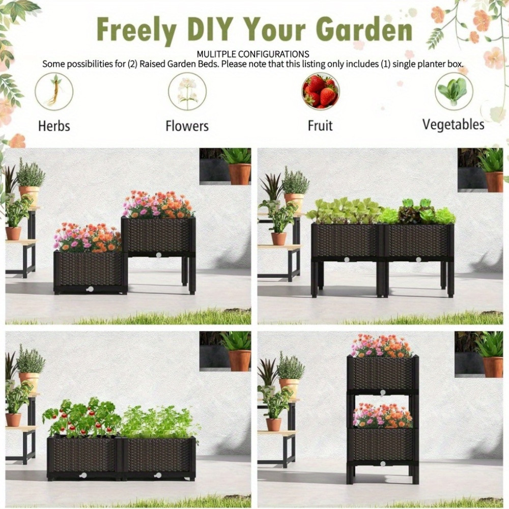 Garden Raised Bed, Elevated Fl - Self Watering Planter review and price