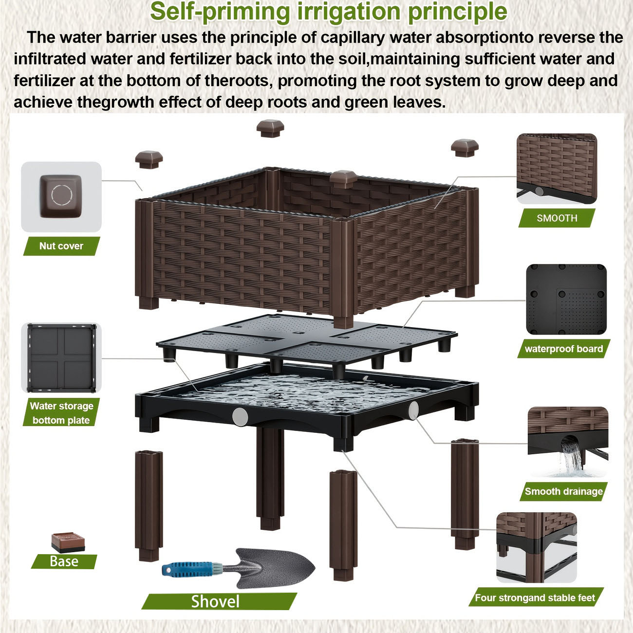 Garden Raised Bed, Elevated Fl - Self Watering Planter review and price