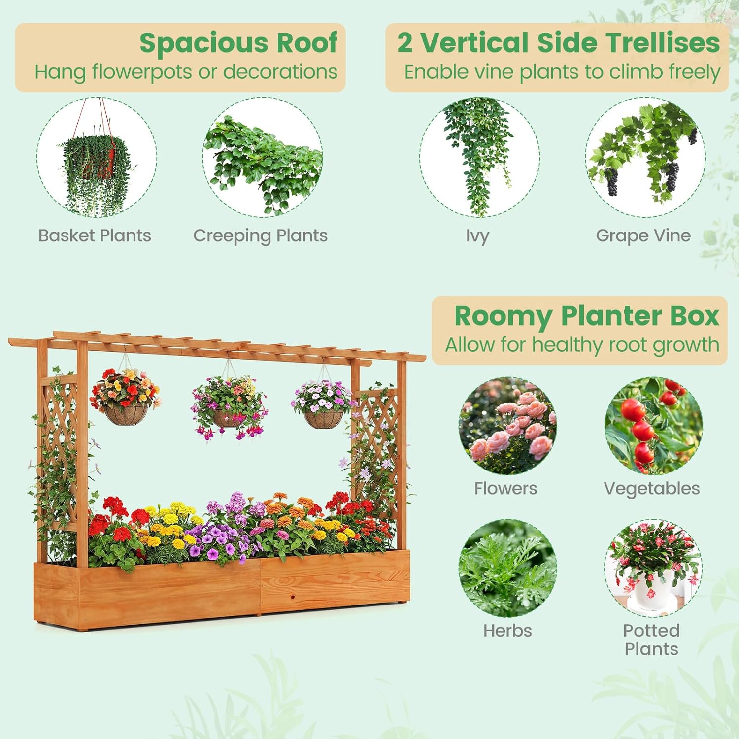Outdoor Patio Raised Garden Be - Raised Garden Bed review and price