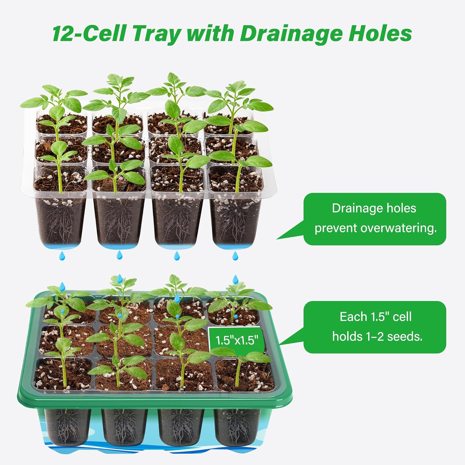 Growing Starting Nursery Trays - Seed Starter Tray review and price