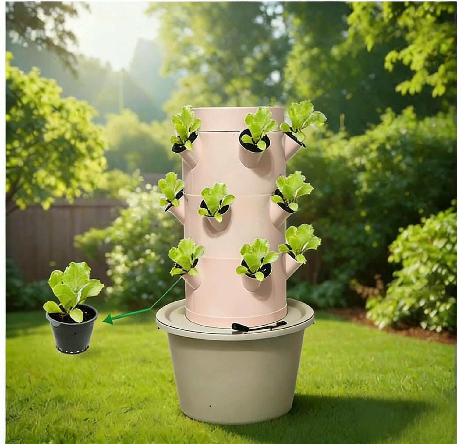 Vertical Hydroponic Growing Sy - Hydroponic Kit review and price