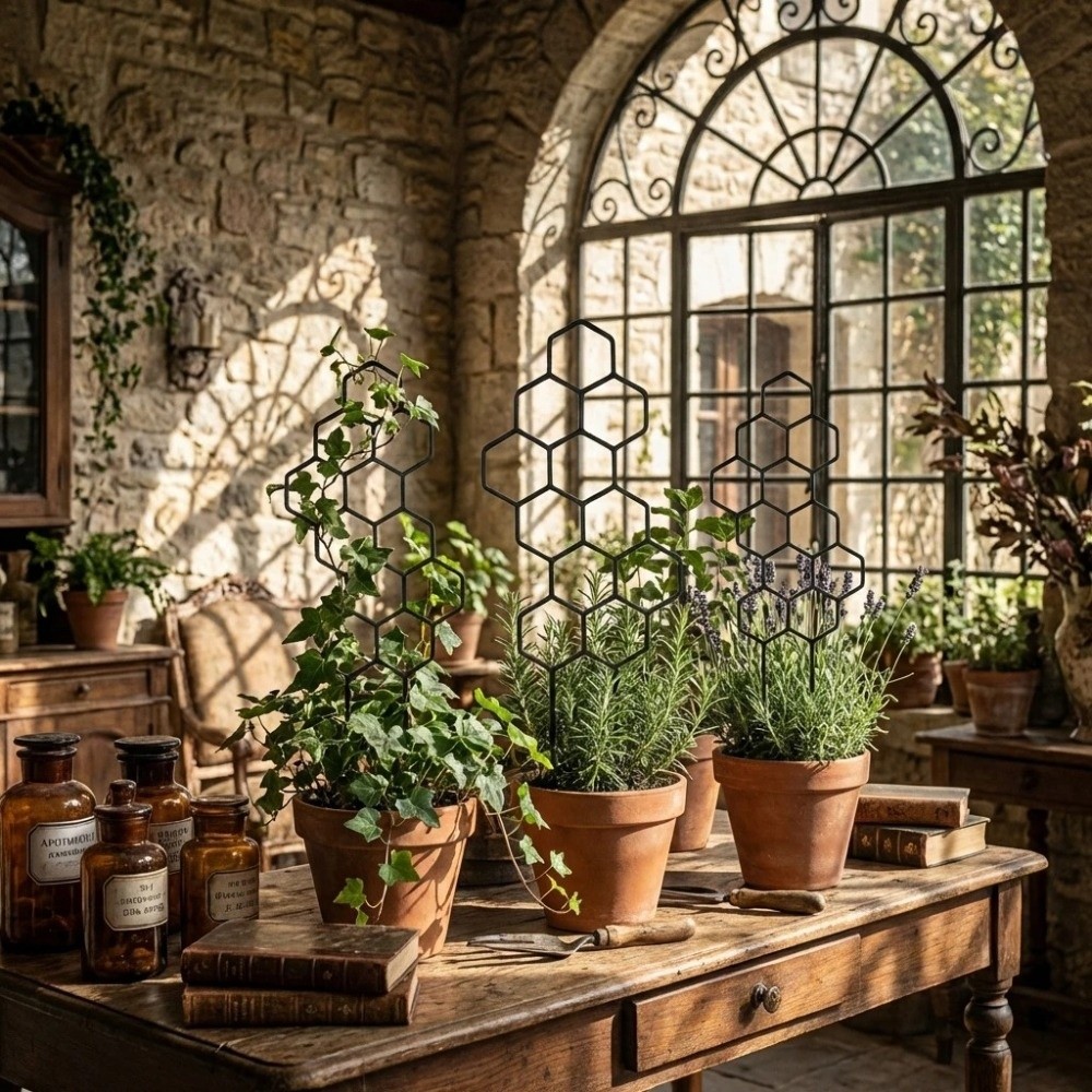 Honeycomb Design Plant Trellis - Indoor Herb Garden review and price