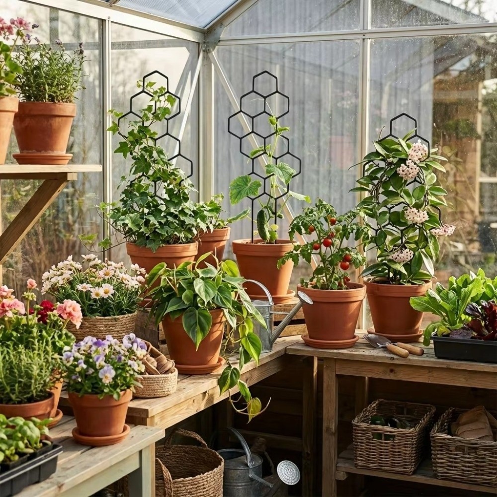 Honeycomb Design Plant Trellis - Indoor Herb Garden review and price