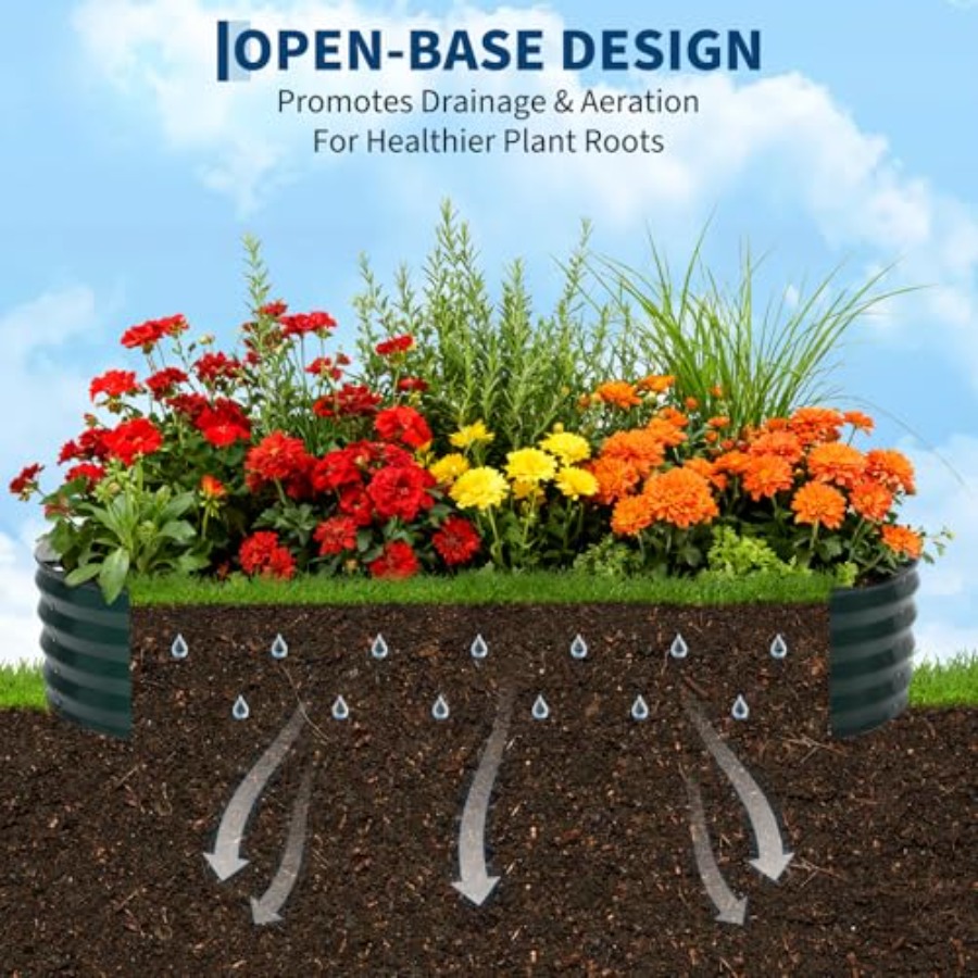 Outdoor galvanized steel raise - Raised Garden Bed review and price