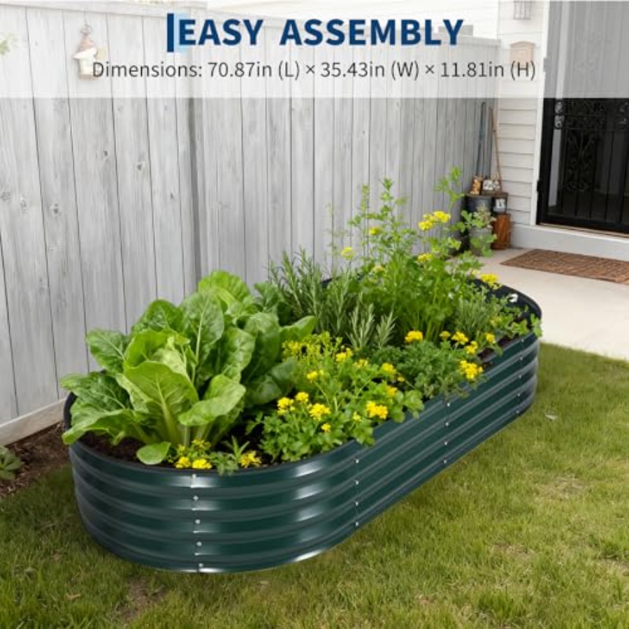 Outdoor galvanized steel raise - Raised Garden Bed review and price