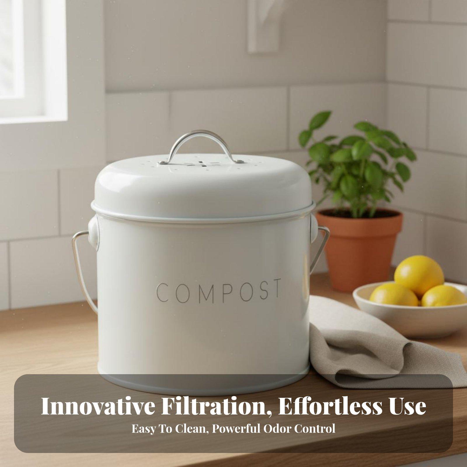 Desktop Trash Can for Kitchen  - Compost Bin review and price