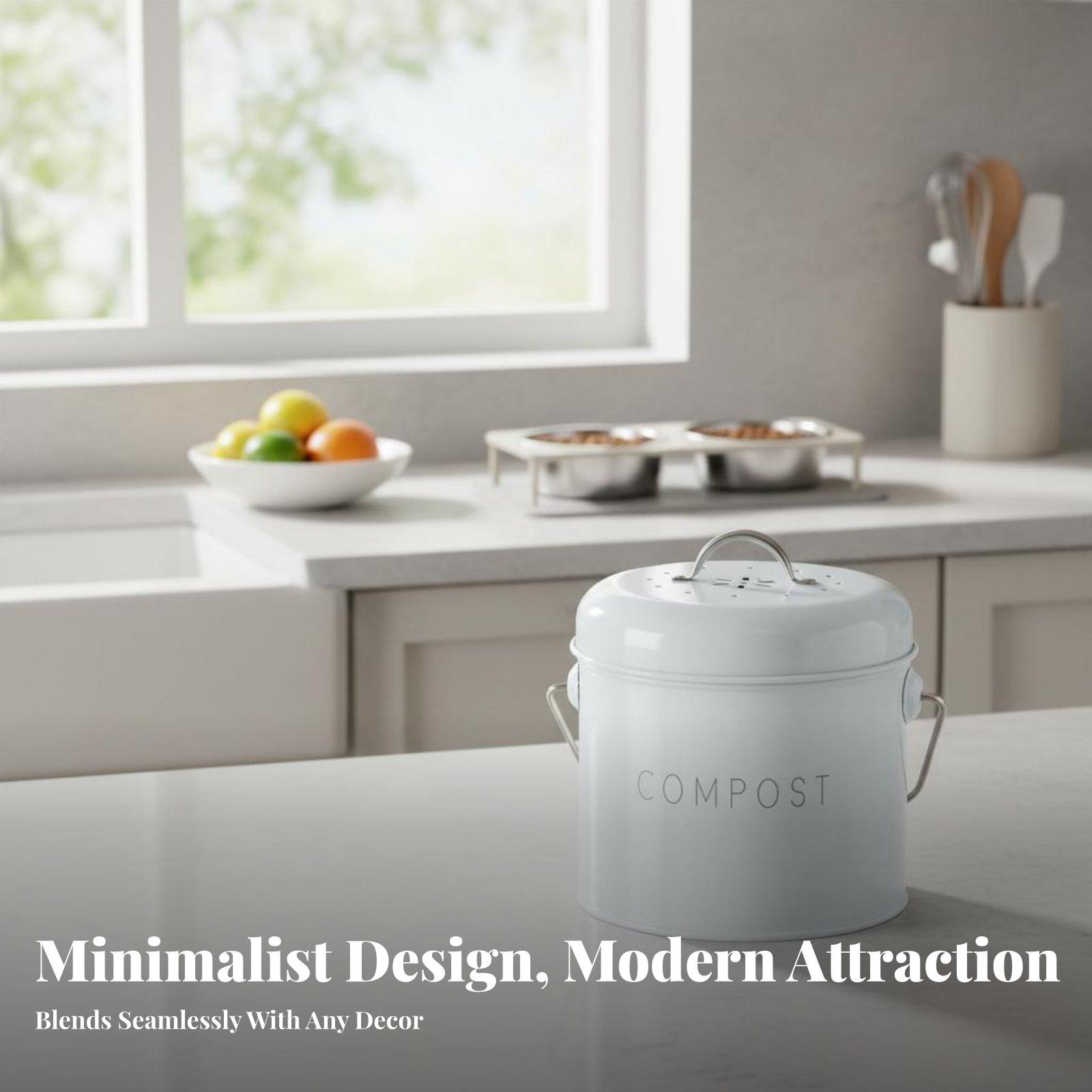 Desktop Trash Can for Kitchen  - Compost Bin review and price