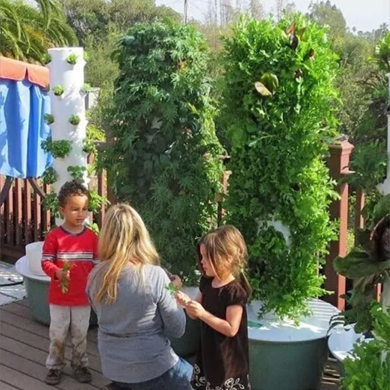 Vertical Hydroponic Grow Tower - Vertical Planter review and price