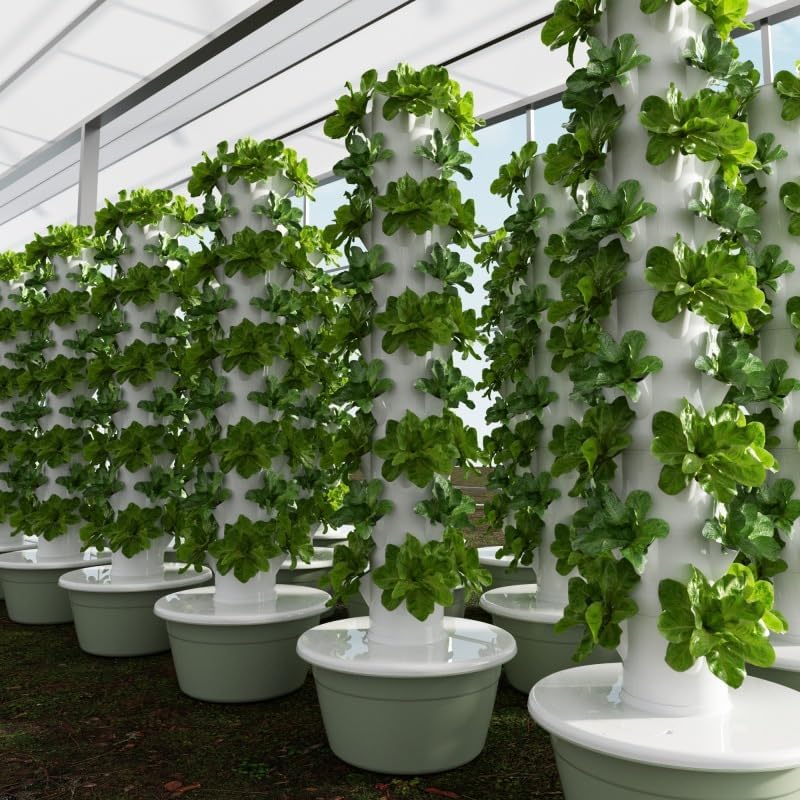 Vertical Hydroponic Grow Tower - Vertical Planter review and price